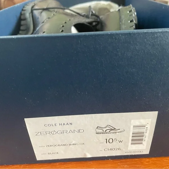 BRAND NEW MENS COLEHAAN zerogrand wingtip Oxfords